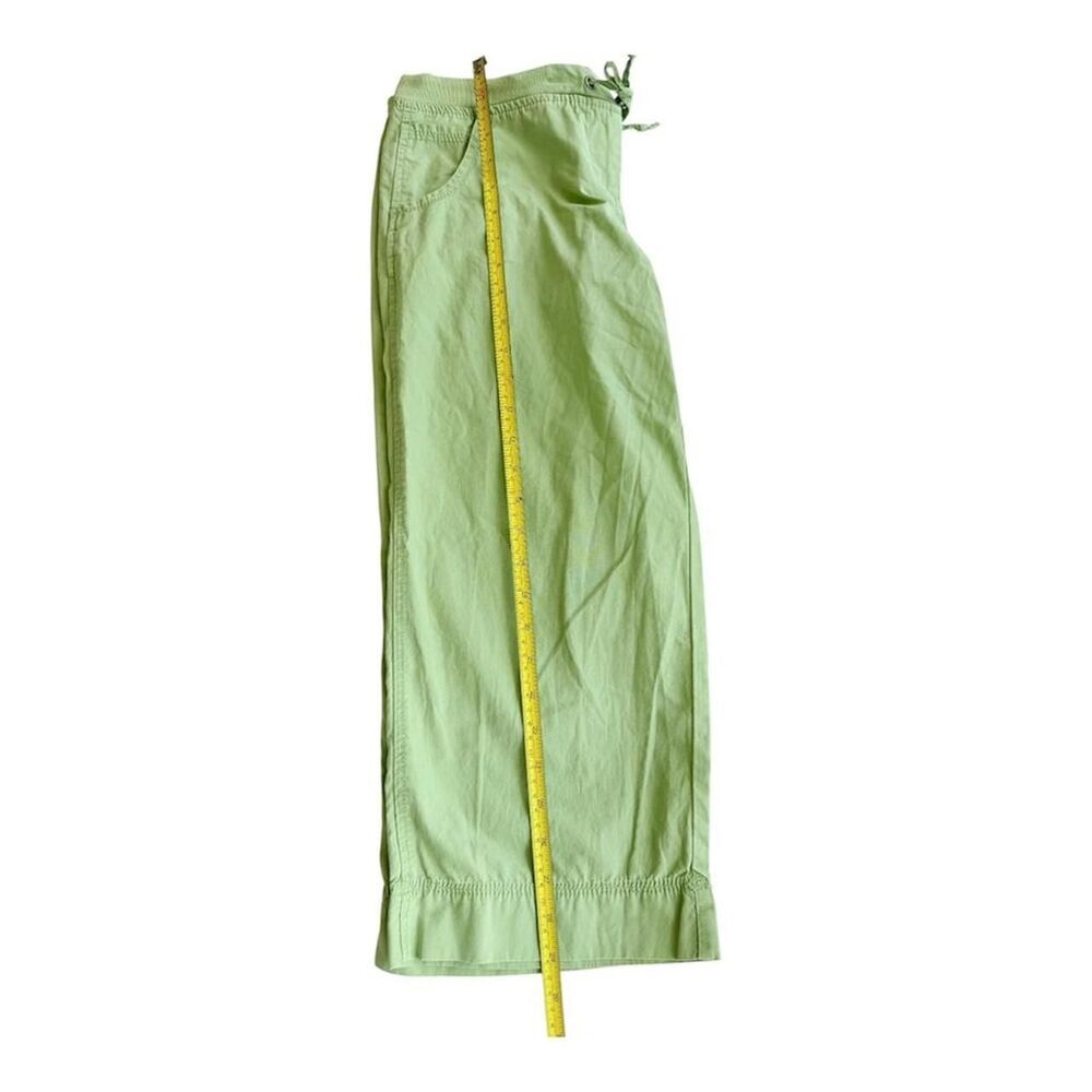 Anthropologie Hei Hei Green Cropped Capri Drawstring Pants Size 2 - Picture 8 of 8